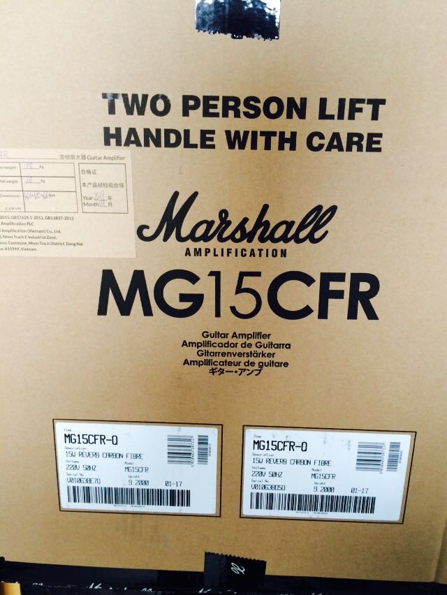 Marshall马歇尔MG10CF、MG15CFR电吉他音箱批量到货- 手机版- Powered by Discuz!